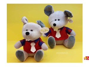 عروسک پولیشی موش کراواتی خارجی کد 328 mouse