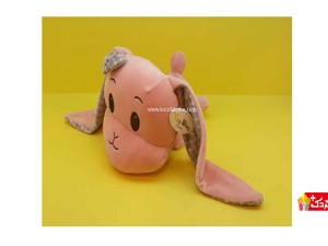 عروسک پولیشی خرگوش گوش بلند صورتی نانو کد 331 rabbit