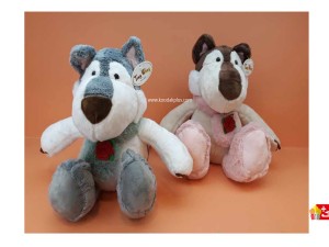 عروسک پولیشی گرگ شال دار نانو کد 333 wolf