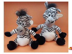 عروسک پولیشی نانو گورخر نشسته کد 341 zebra