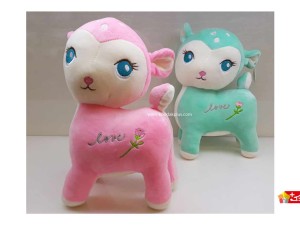 عروسک پولیشی نانو طرح آهو گل دار کد 348 deer