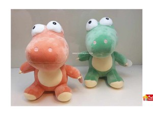 عروسک پولیشی دایناسور چشم قلمبه نشسته خارجی کد 349 dinosaur