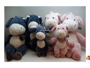 عروسک پولیشی نانو الاغ شال دار کد 350 donkey