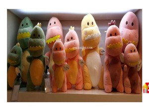 عروسک پولیشی دایناسور تاج دار خارجی کد 003 Dinosaur