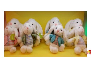 عروسک پولیشی خارجی خرگوش کت دار کد 008 rabbit