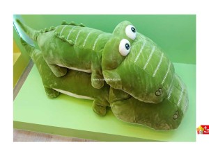 عروسک پولیشی خارجی تمساح چشم قلمبه کد 017 crocodile