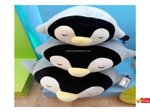 عروسک پولیشی پنگوئن نرم خوابیده نانو کد 020 penguin