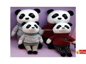 عروسک پولیشی پاندا پلیور دار خارجی کد 024 panda