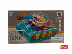 تانک چرخ دنده ای موزیکال و چراغ دار مدل 17-YJ388