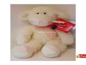 عروسک پولیشی خارجی بره نشسته پشمالو کد 038 lamb