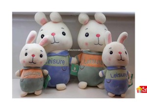 عروسک پولیشی خارجی خرگوش ایستاده نرم کد 046 rabbit