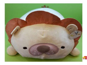 عروسک پولیشی خارجی شیر خوابیده نرم کد 052 Lion