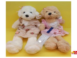 عروسک پولیشی سگ لباس گلی خارجی کد 069 Dog