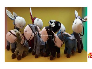 عروسک پولیشی خارجی الاغ پالان دار کد 074 donkey