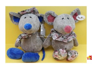 عروسک پولیشی موش گوش رنگی نانو کد 080 mouse