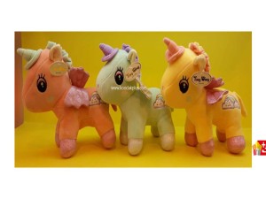 عروسک پولیشی یونیکورن نرم بالدار خارجی کد 081 unicorn