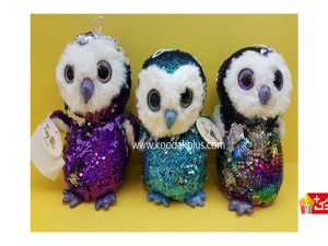عروسک پولیشی جغد پولکی نانو کد 085 owl