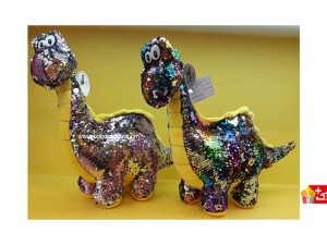 عروسک پولیشی خارجی طرح دایناسور پولکی کد 086 Dinosaur