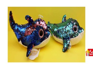 عروسک پولیشی نانو طرح دلفین پولکی کد 087 dolphin