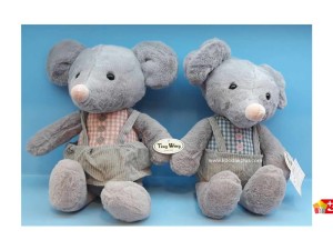 عروسک پولیشی نانو موش لباس چهار خونه کد 092 mouse