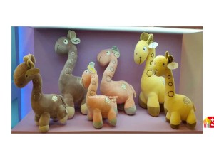 عروسک پولیشی خارجی زرافه نرم کد 097 giraffe