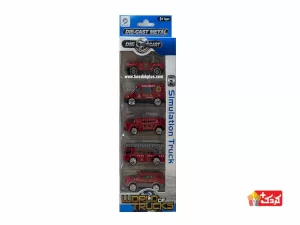 ست 5 عددی ماشین آتش نشانی فلزی مدل 8529