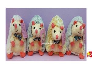 عروسک پولیشی خارجی جوجه تیغی پاپیونی کد 099 porcupine