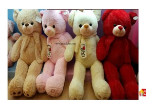 عروسک پولیشی خارجی خرس با شال گردن 120 سانتی کد 362 bear