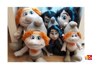 عروسک پولیشی اسمورف پارچه نانو کد 364 Smurf