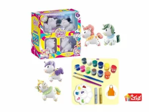 ست رنگ آمیزی اسب پونی مدل YM6902