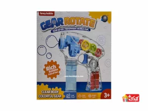 تفنگ چرخ دنده ای موزیکال و حباب ساز مدل AL-2022