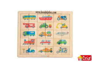 اسباب بازی پازل همچین ماشین ها برند بیس