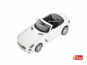 ماکت ماشین فلزی مایستو طرح بنز SLS رودستر سایز 1:24