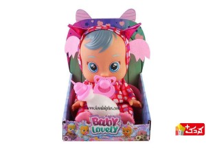 عروسک موزیکال بی بی لاولی به همراه شیشه شیر مدل 8930