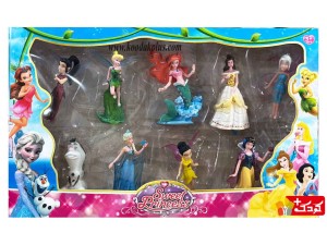 مجموعه 9 عددی پرنسس های والت دیزنی مدل sweet-princess
