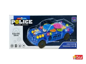 ماشین پلیس چرخ دنده ای موزیکال مدل 5092