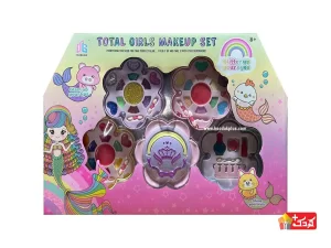 ست لوازم آرایشی دخترانه طرح گل مدل 2005A