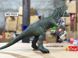 فیگور اسباب بازی دایناسور گوشتی طرح ولوکیرپتور مدل dinosaur-7021