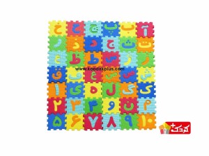بازی آموزشی الفبای فارسی مدل حروف و اعداد بسته 42 عددی