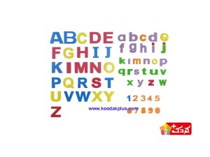 بازی آموزشی الفبای انگلیسی بافوم مدل حروف آهنربایی انگلیسی کد E01