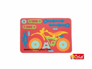 ساختنی بافوم مدل موتور تریل