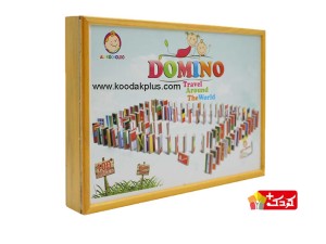 بازی آموزشی علی کوچولو دومینو مدل سفر به دور دنیا