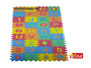 بازی آموزشی طرح حروف الفبا و اعداد انگلیسی فومی