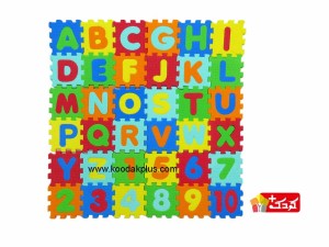 بازی آموزشی انگلیسی فومی سایز کوچک بسته 36 عددی