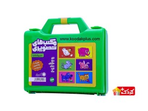 بازی آموزشی مدل مکعب های تصویری مدل حیوانات