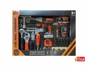 ست ابزار اسباب بازی GENERAL TOOL با دريل، عینک و ماسک مدل 31-778