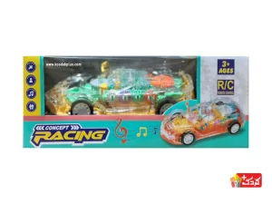 ماشین مسابقه ای چرخ دنده ای و موزیکال کنترلی مدل 168H-3