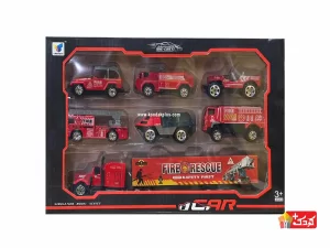 ست ماشین فلزی آتش نشانی مدل D301