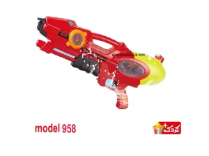 تفنگ آب پاش اسباب بازی بزرگ 51 سانتی مدل 958