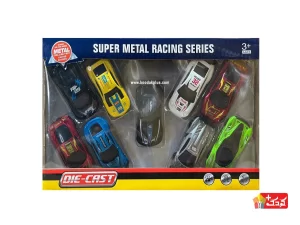 ست 9 عددی ماشین مسابقه ای فلزی کوچک مدل CY-522